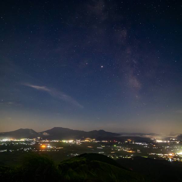 大観峰からの夜景