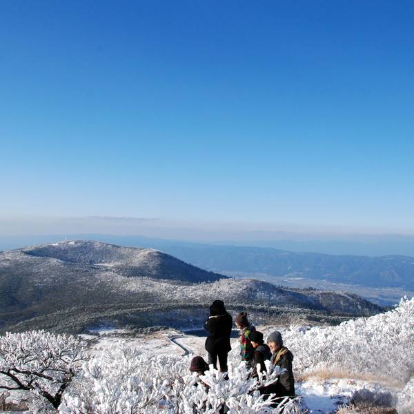 冬の霧島連山